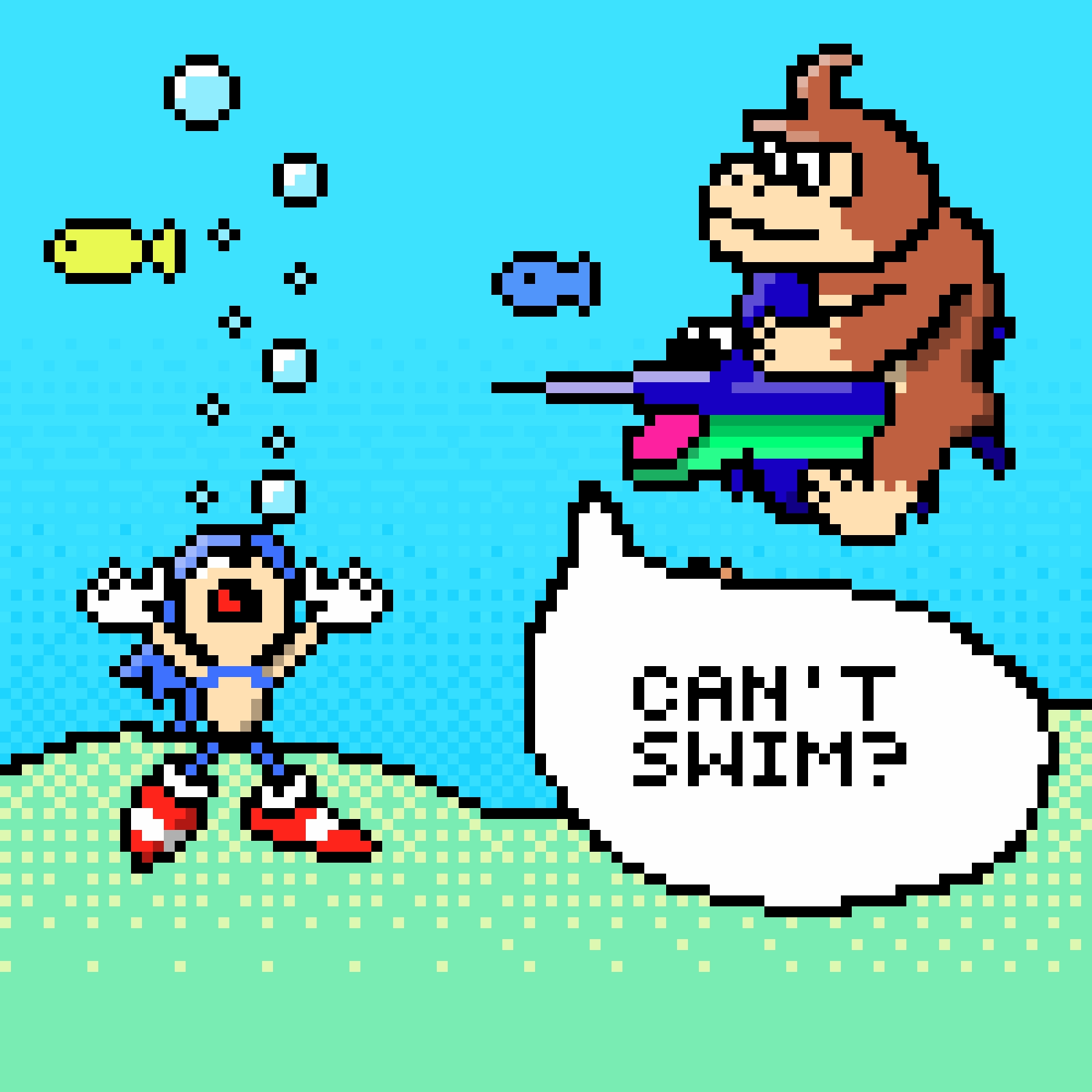 CAN'T SWIM? by Logan R.