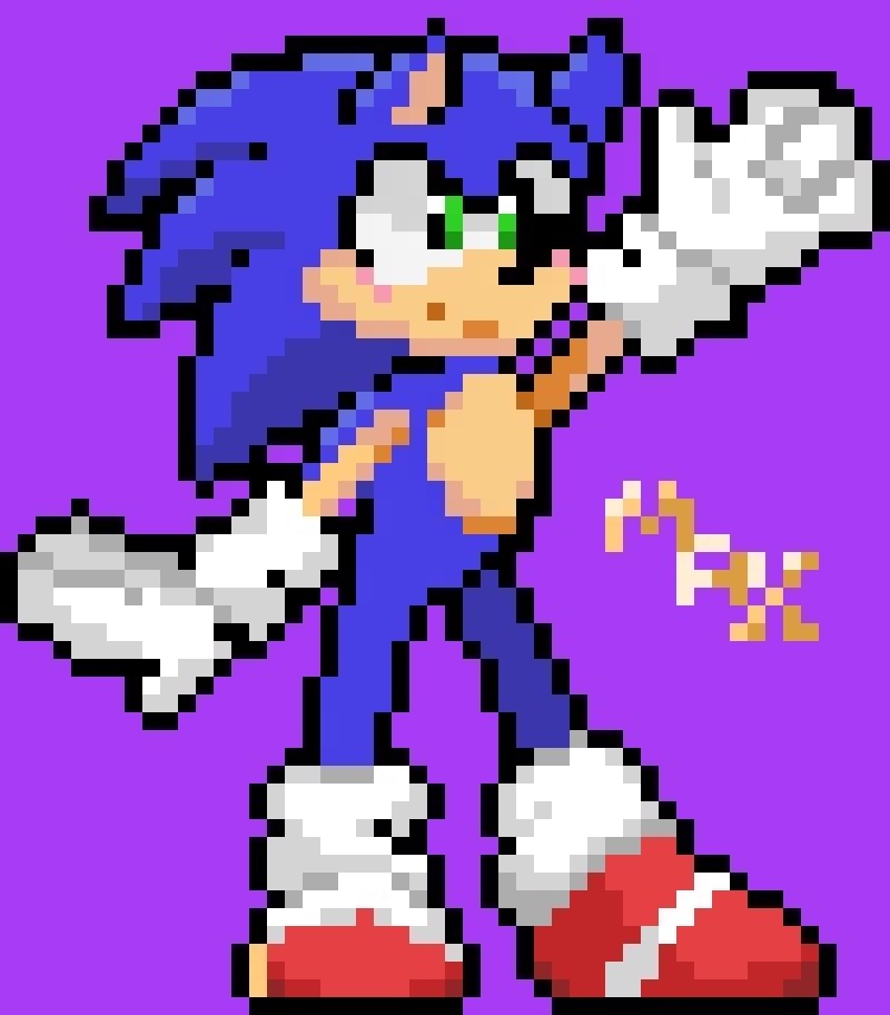 SONIC, PIXEL BY PIXEL by Max G.